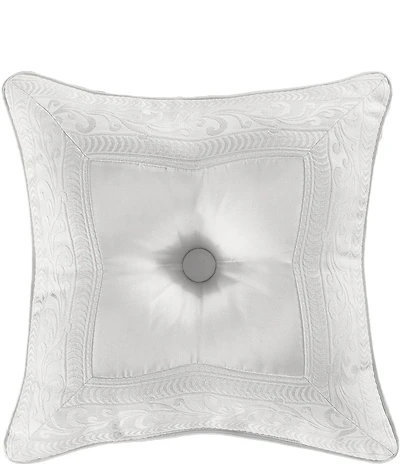 J. Queen New York Epic Button-Tufted Jacquard Square Pillow