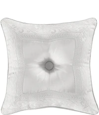 J. Queen New York Epic Button-Tufted Jacquard Square Pillow