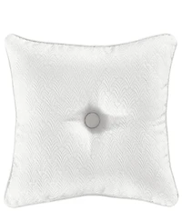 J. Queen New York Epic Button-Tufted Jacquard Square Pillow