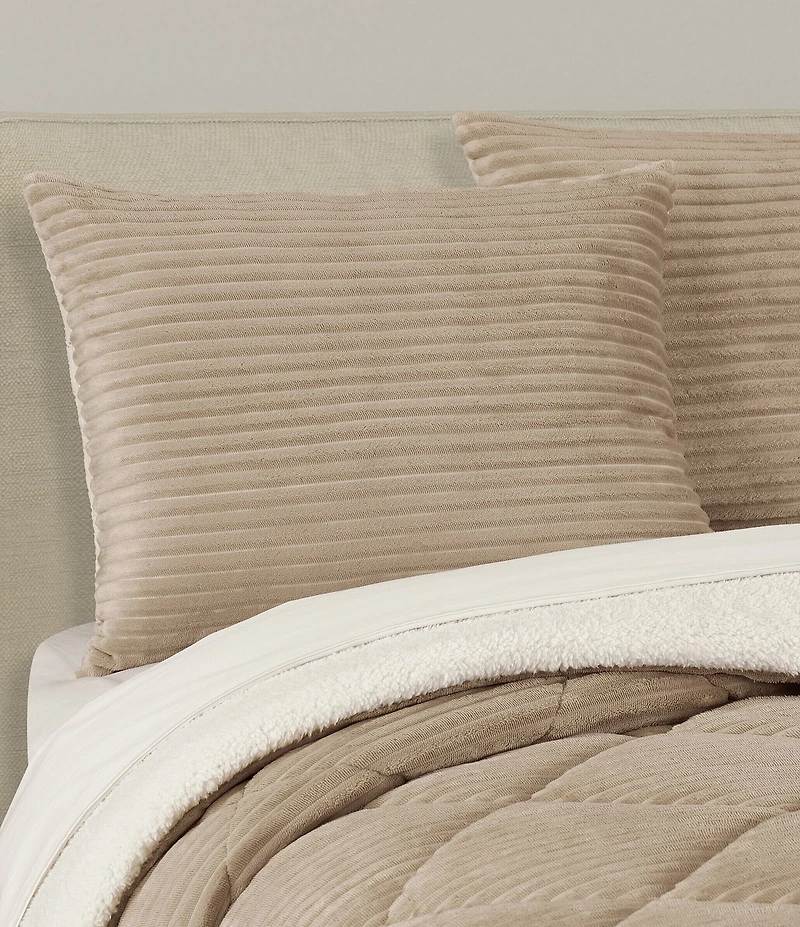 J. Queen New York Everett Diamond Quilted Reversible Comforter Mini Set