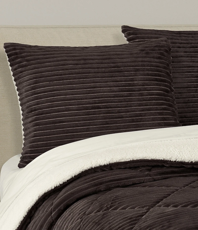 J. Queen New York Everett Diamond Quilted Reversible Comforter Mini Set