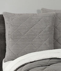 J. Queen New York Everett Diamond Quilted Reversible Euro Sham