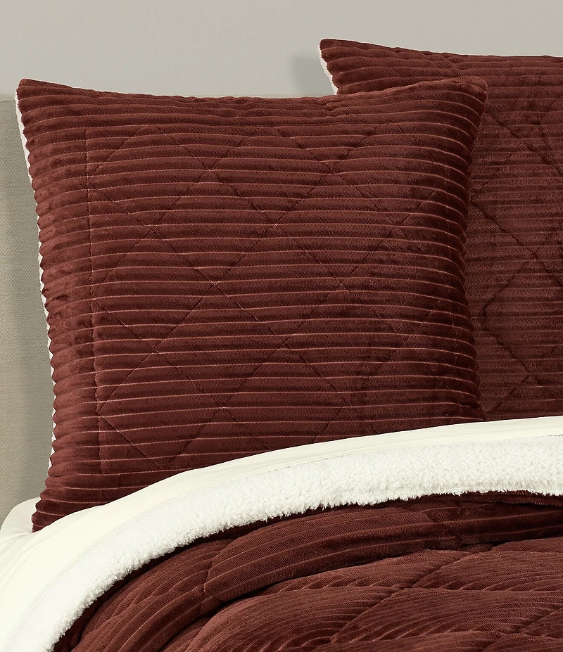 J. Queen New York Everett Diamond Quilted Reversible Euro Sham