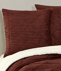 J. Queen New York Everett Diamond Quilted Reversible Euro Sham