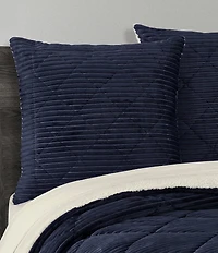 J. Queen New York Everett Diamond Quilted Reversible Euro Sham