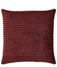 J. Queen New York Everett Ribbed Fleece Reversible Square Throw Pillow
