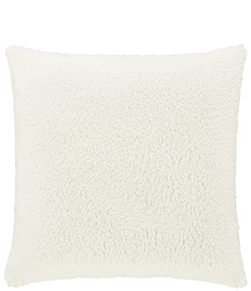J. Queen New York Everett Ribbed Fleece Reversible Square Throw Pillow