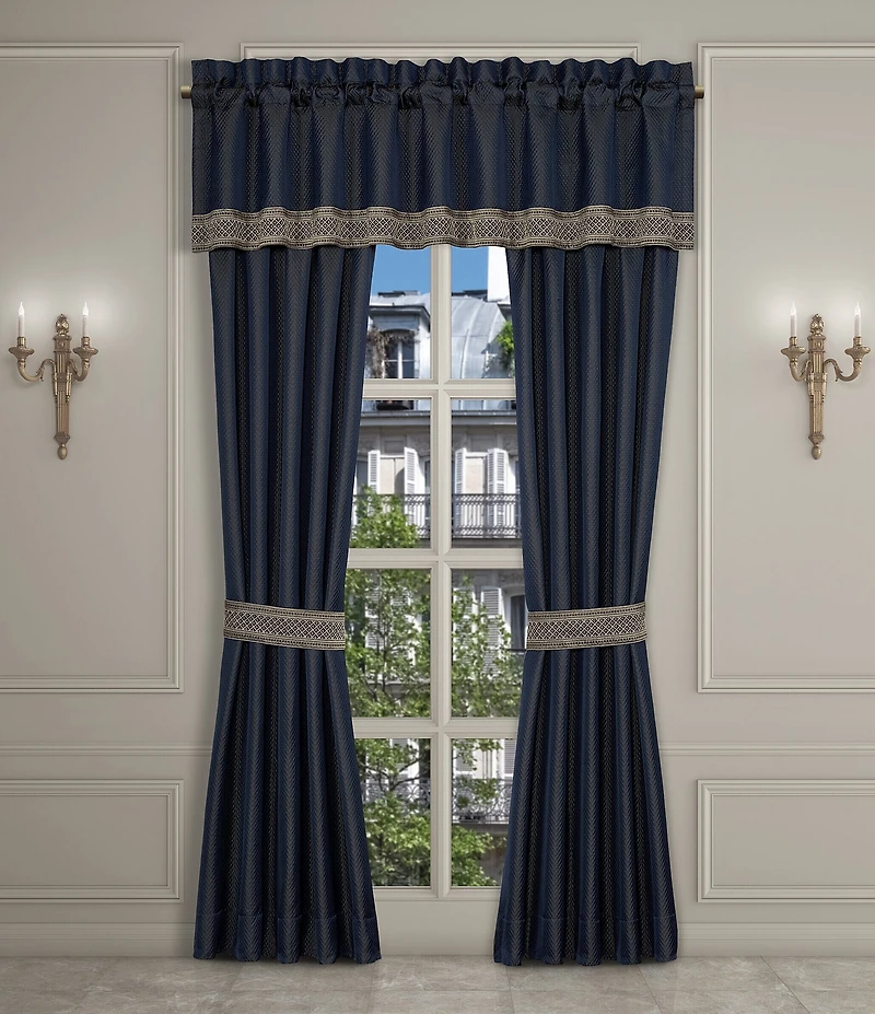 J. Queen New York Excelsior Diamond Embossed Satin Window Treatment