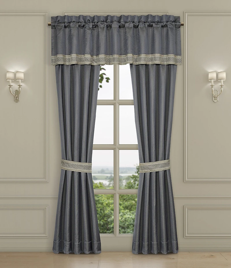 J. Queen New York Excelsior Diamond Embossed Satin Window Treatment