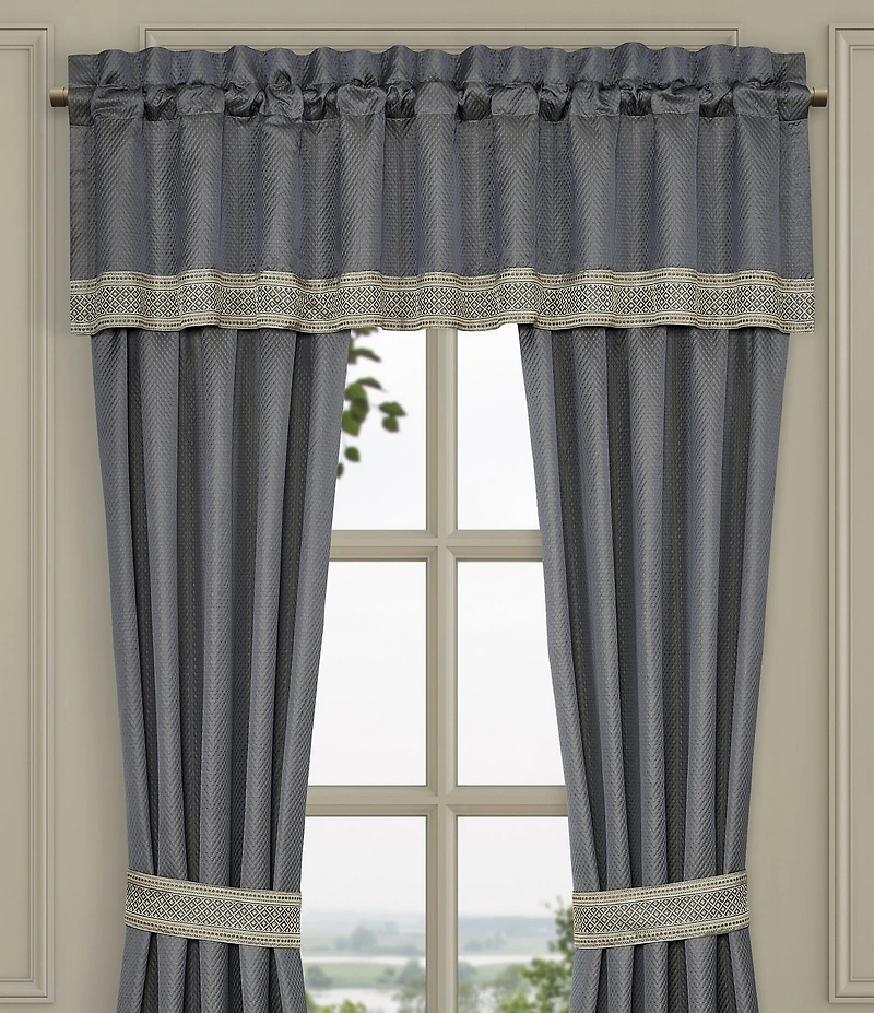J. Queen New York Excelsior Diamond Embossed Satin Window Treatment