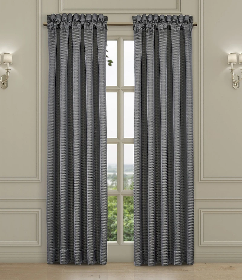 J. Queen New York Excelsior Diamond Embossed Satin Window Treatment