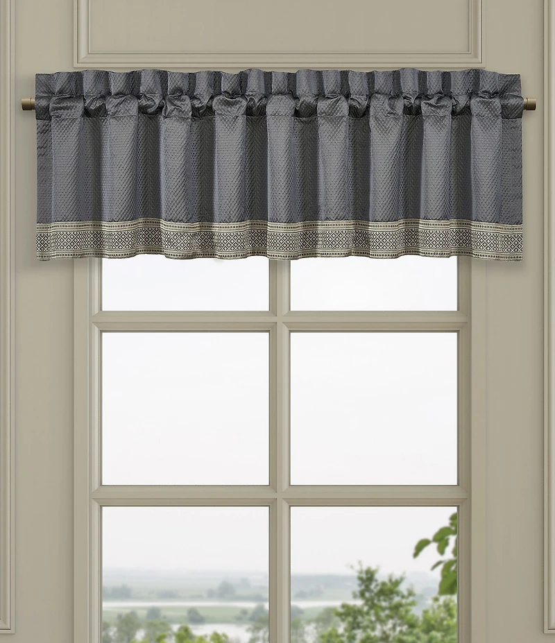 J. Queen New York Excelsior Diamond Embossed Satin Window Treatment