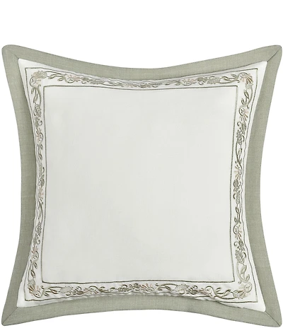 J. Queen New York Fairview Embroidery Border Reversible Euro Sham