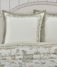 J. Queen New York Fairview Embroidery Border Reversible Euro Sham