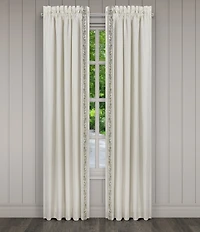 J. Queen New York Fairview Leaf Embroidered Window Treatment