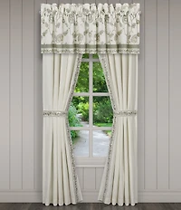J. Queen New York Fairview Leaf Embroidered Window Treatment