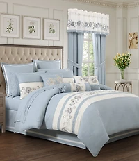 J. Queen New York Garden Bloom Border Flanged Euro Sham