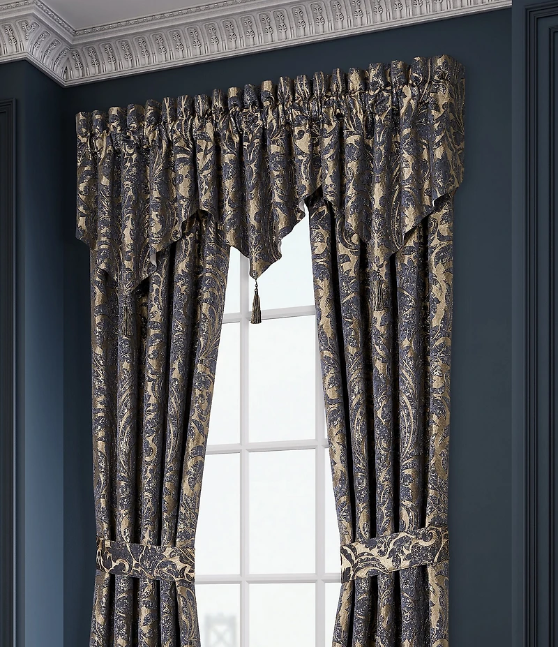 J. Queen New York Glimmerstone Woven Damask Window Treatment