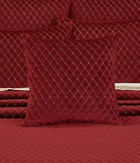 J. Queen New York Grandeur Embroideded Velvet Square Pillow