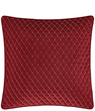 J. Queen New York Grandeur Quilted Velvet Euro Sham