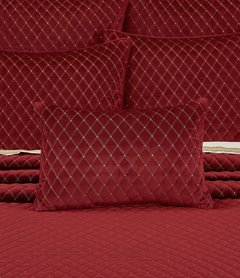 J. Queen New York Grandeur Velvet Boudoir Pillow