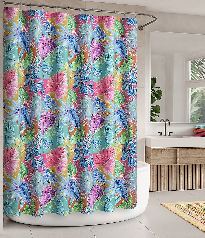 J. Queen New York Hanalei Hawaiian-Inspired Shower Curtain