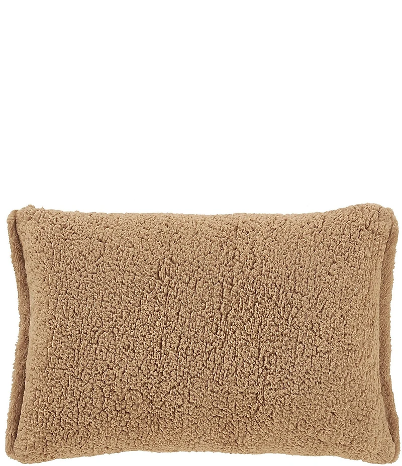 J. Queen New York Cava Geo Striped Interlock Reversible Quilted Boudoir Pillow