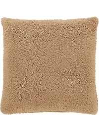 J. Queen New York Holiday Collection Cava Twisted Cable Design Reversible Square Pillow