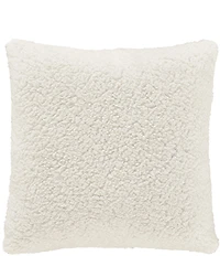 J. Queen New York Holiday Collection Cava Twisted Cable Design Reversible Square Pillow