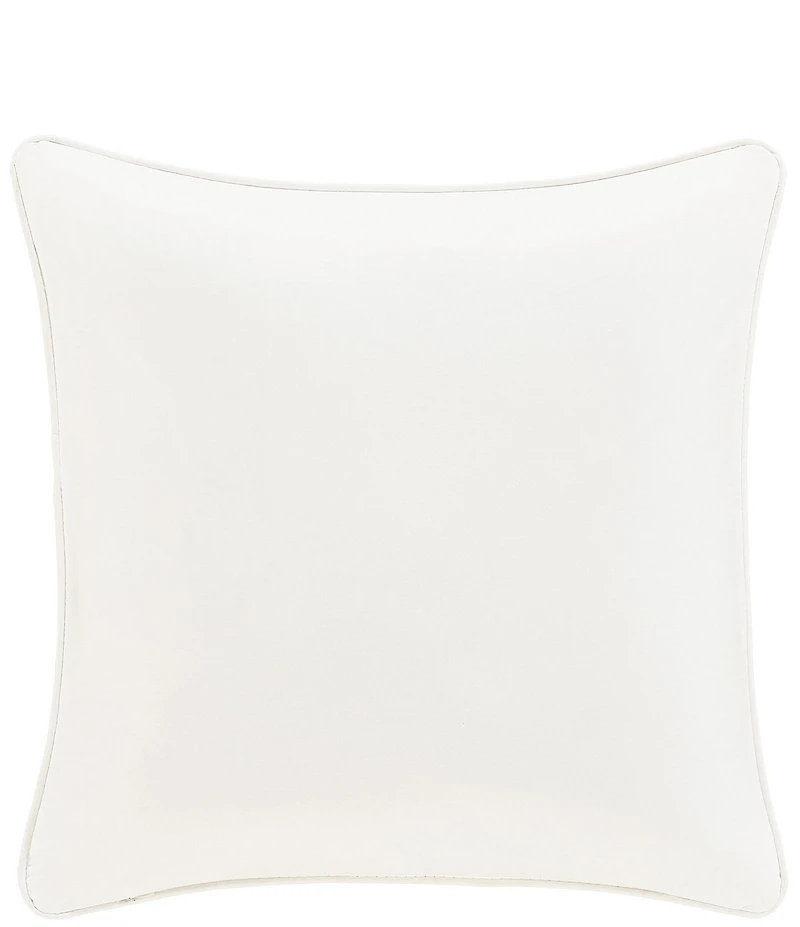 J. Queen New York Holiday Collection Juniper Embroidered 20-Inch Square Pillow