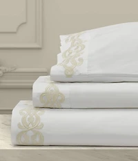J. Queen New York Imperial Embroidered Sheet Set