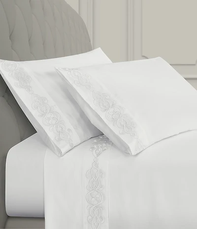 J. Queen New York Imperial Embroidered Sheet Set