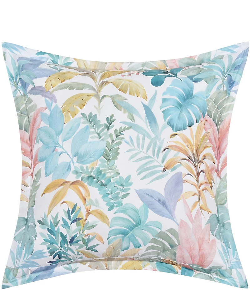 J. Queen New York J. By J. Queen New York Bahama Tropical Botanical Print Euro Sham