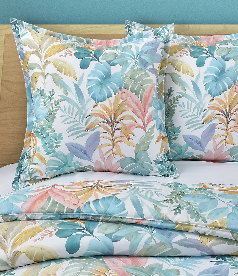 J. Queen New York J. By J. Queen New York Bahama Tropical Botanical Print Euro Sham