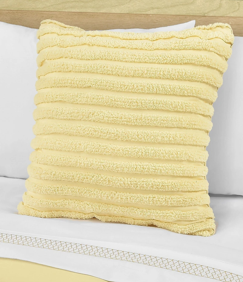 J. Queen New York J. By J. Queen New York Darby Tufted Striped Pattered Square Pillow