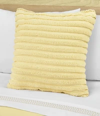 J. Queen New York J. By J. Queen New York Darby Tufted Striped Pattered Square Pillow