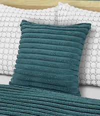 J. Queen New York J. By J. Queen New York Darby Tufted Striped Pattered Square Pillow