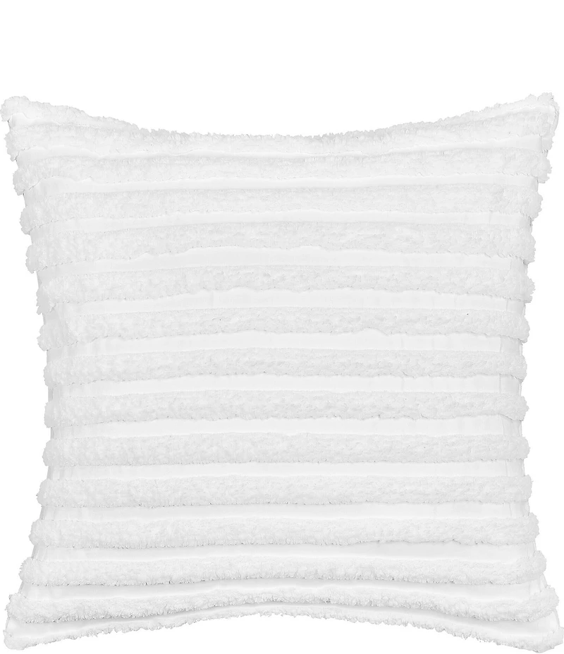J. Queen New York J. By J. Queen New York Darby Tufted Striped Pattered Square Pillow