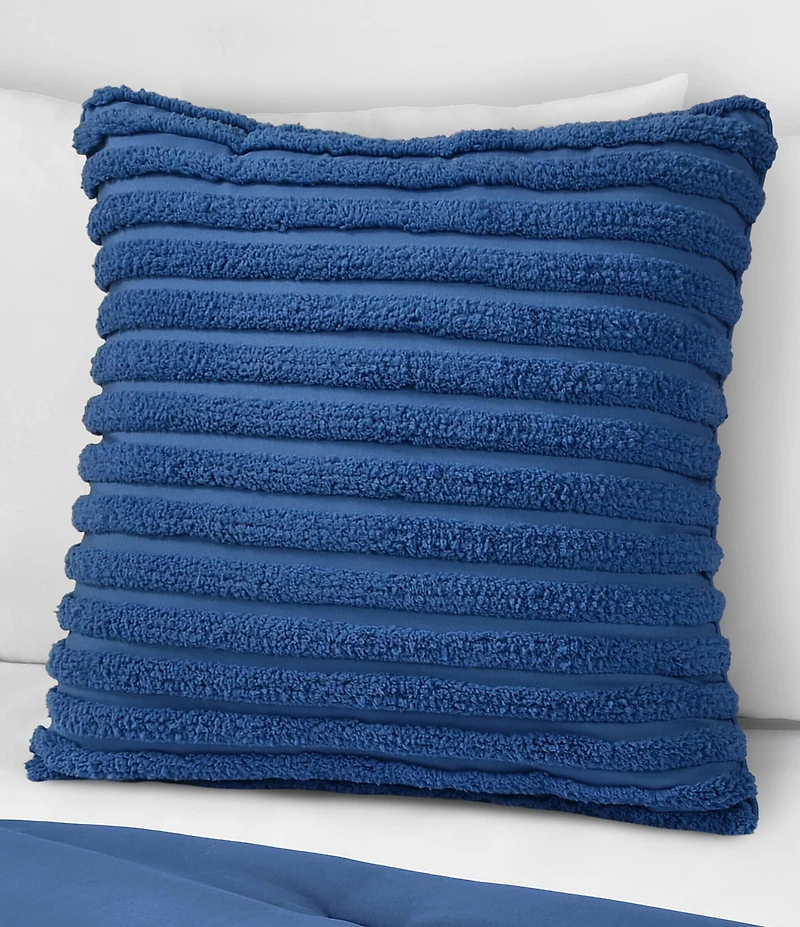 J. Queen New York J. By J. Queen New York Darby Tufted Striped Pattered Square Pillow