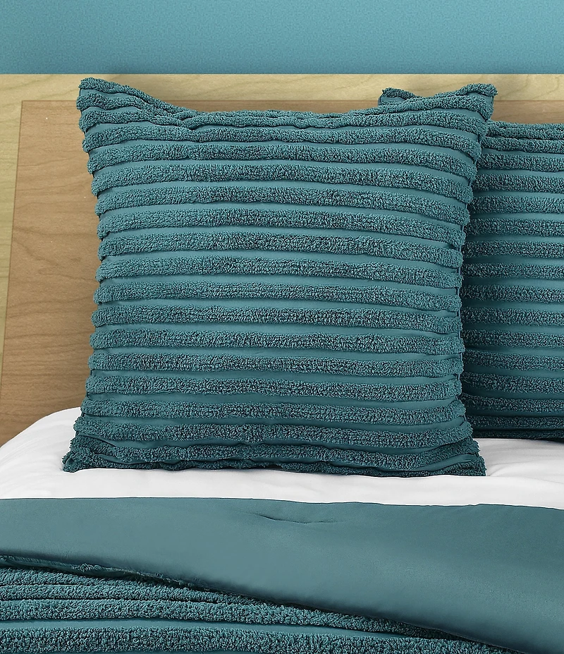 J. Queen New York J. By J. Queen New York Darby Tufted Striped Pattern Euro Sham
