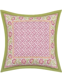 J. Queen New York J. By J. Queen New York Shiloh Floral Geometric Print Euro Sham