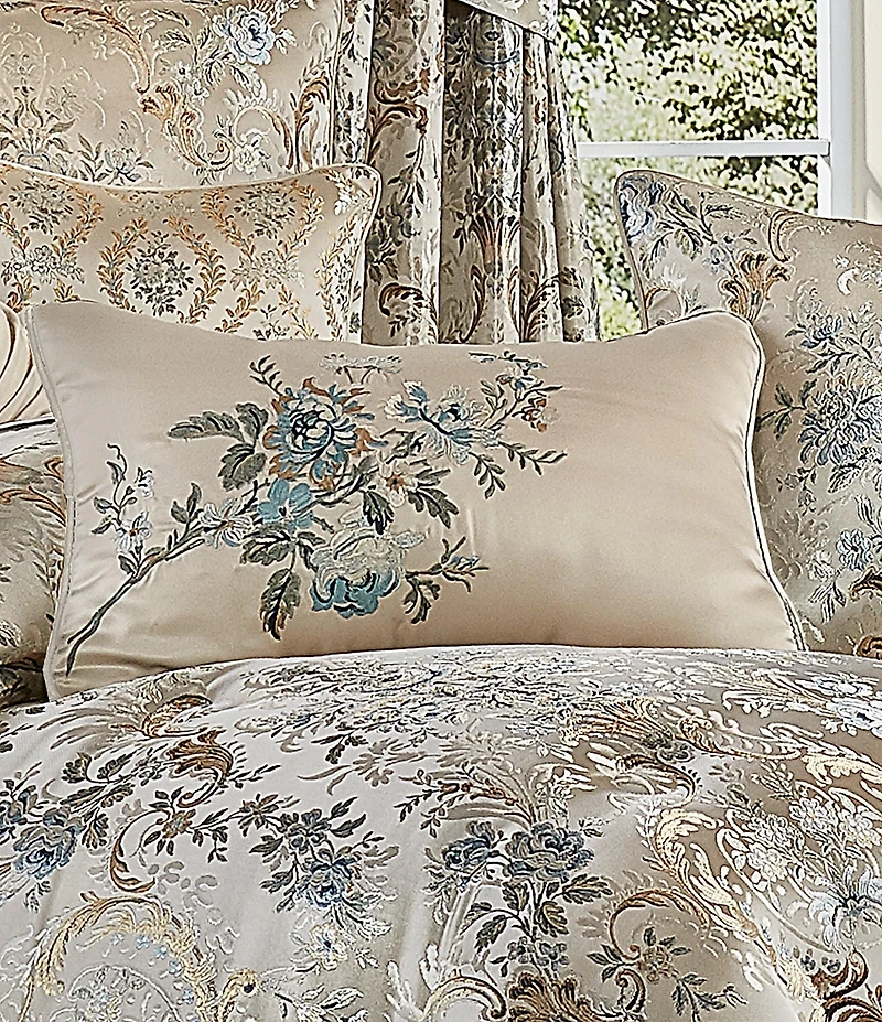 J. Queen New York Jacqueline Floral Boudoir Pillow