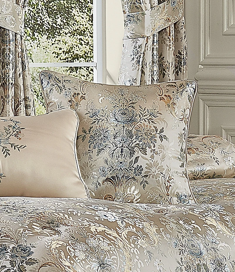 J. Queen New York Jacqueline Reversible Square Pillow