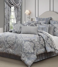 J. Queen New York Krista Embellished Lattice Reversible Decorative Square Pillow