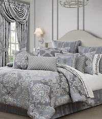 J. Queen New York Krista Tassel Woven Foulard Reversible Boudoir Pillow