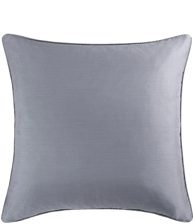 J. Queen New York Krista Woven Damask Striped Reversible Euro Sham