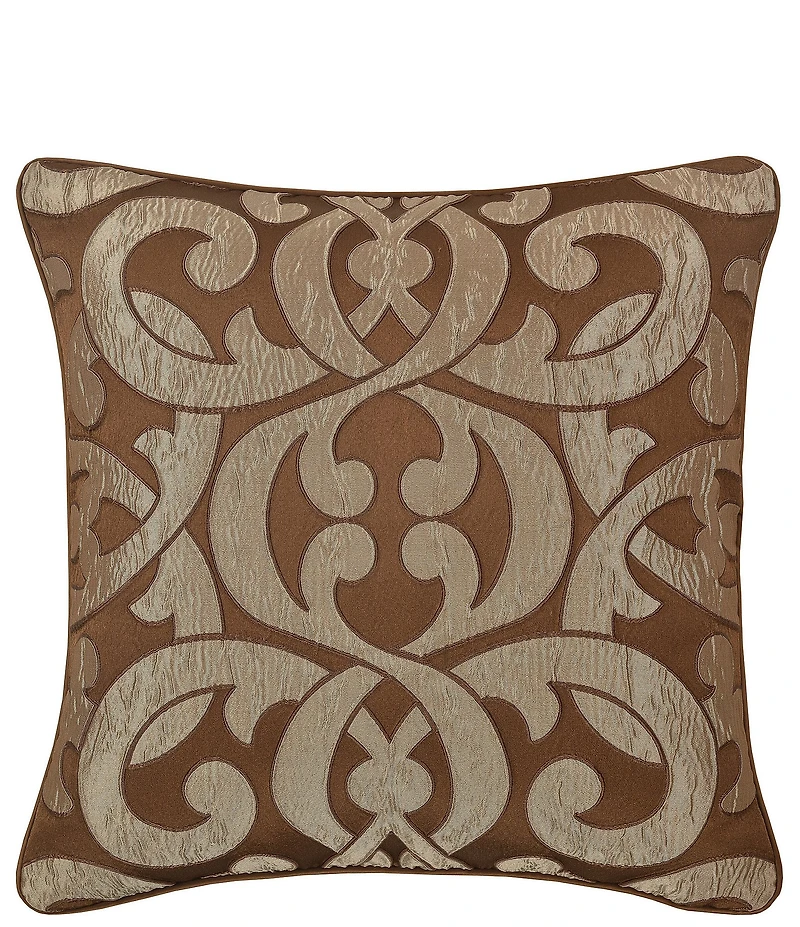 J. Queen New York La Boheme Damask Square Pillow