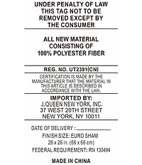 J. Queen New York La Boheme Geometric Pattern Euro Sham