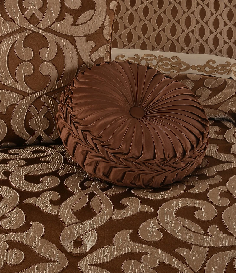 J. Queen New York La Boheme Tufted Round Pillow