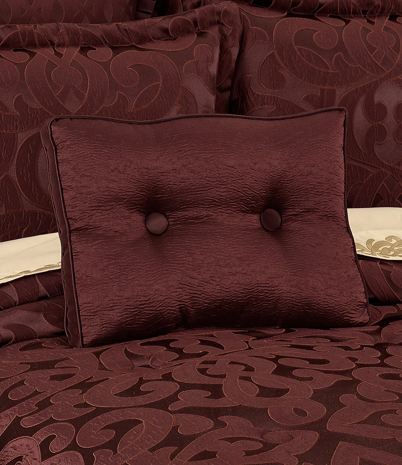 J. Queen New York La Boheme Two Button-Tufted Gusseted Boudoir Pillow